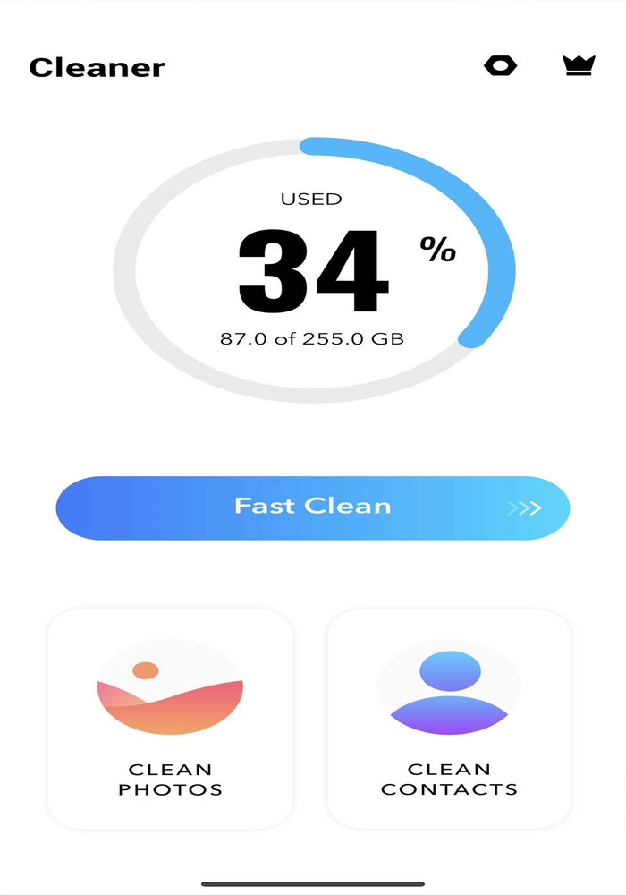 Cleaner App voor iPhone