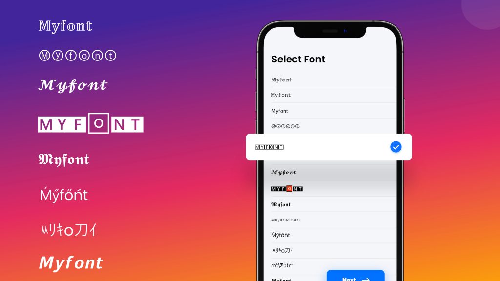 change the stylish font from Keyboard