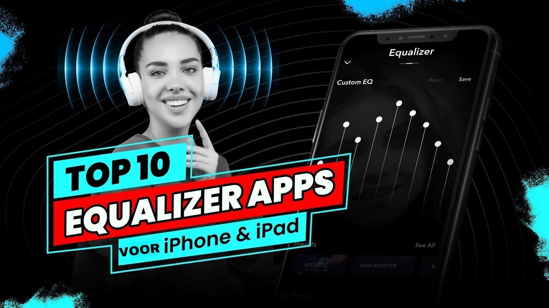 10 beste gratis Eq-apps voor iPhone met 3D surroundgeluidseffecten