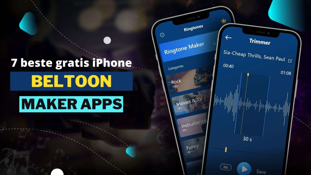 7 beste gratis iPhone beltoon maker apps