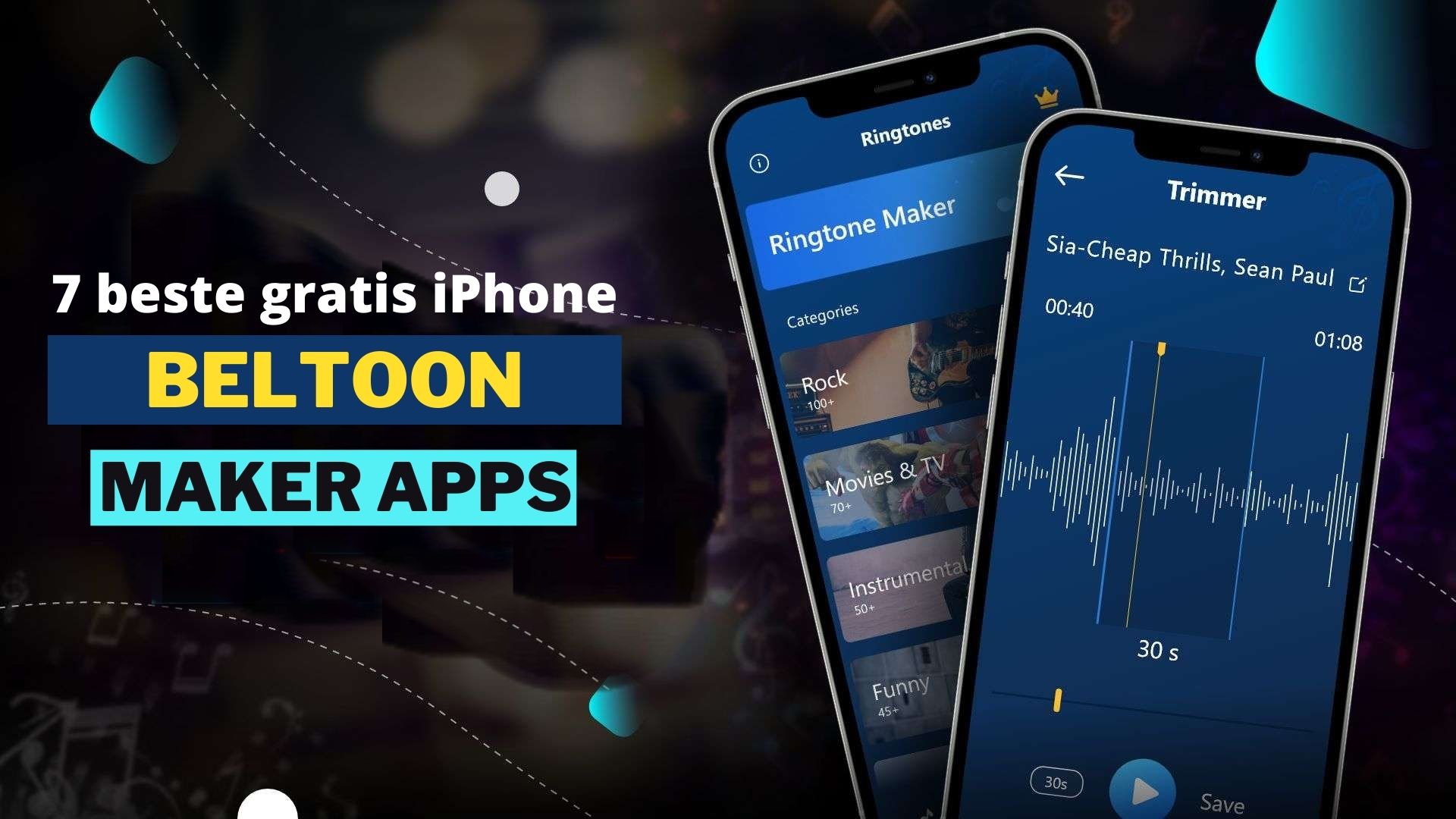 Beste iPhone beltoon maker apps voor iOS