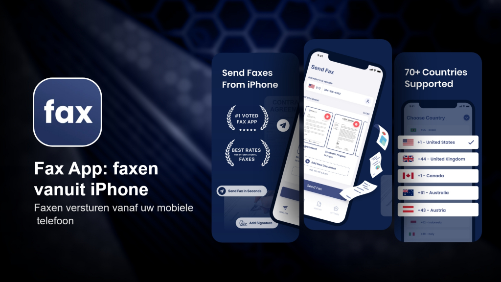 Fax App Faxen vanaf iPhone