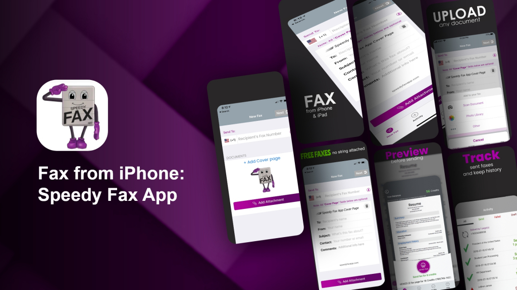 Faxen vanaf iPhone Speedy Fax App