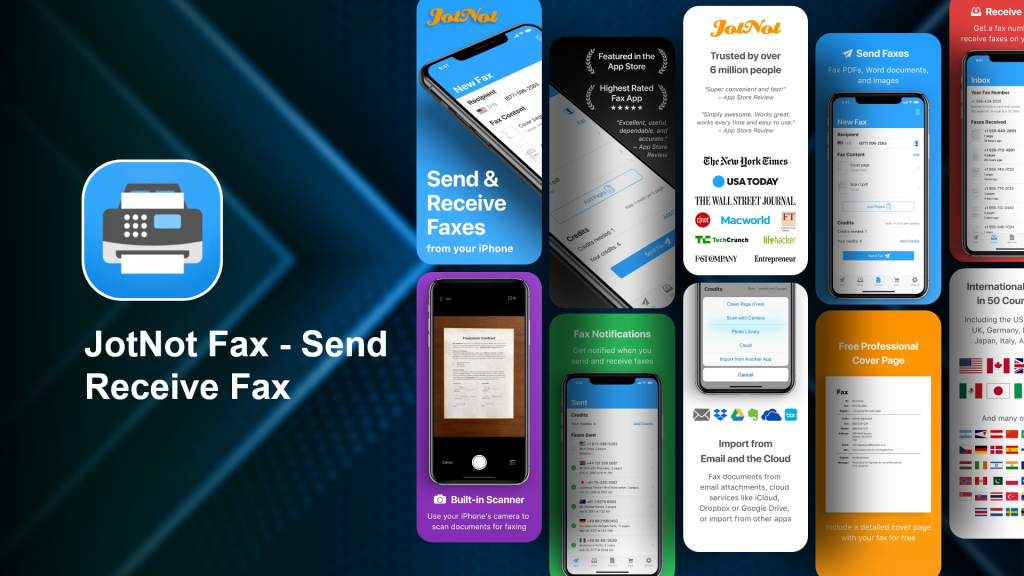 JotNot Fax Send Receive Fax