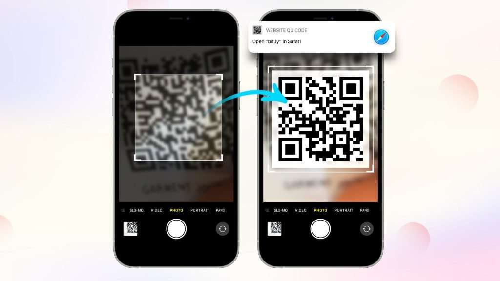 Hoe een QR code scannen op iPhone_Camera app
