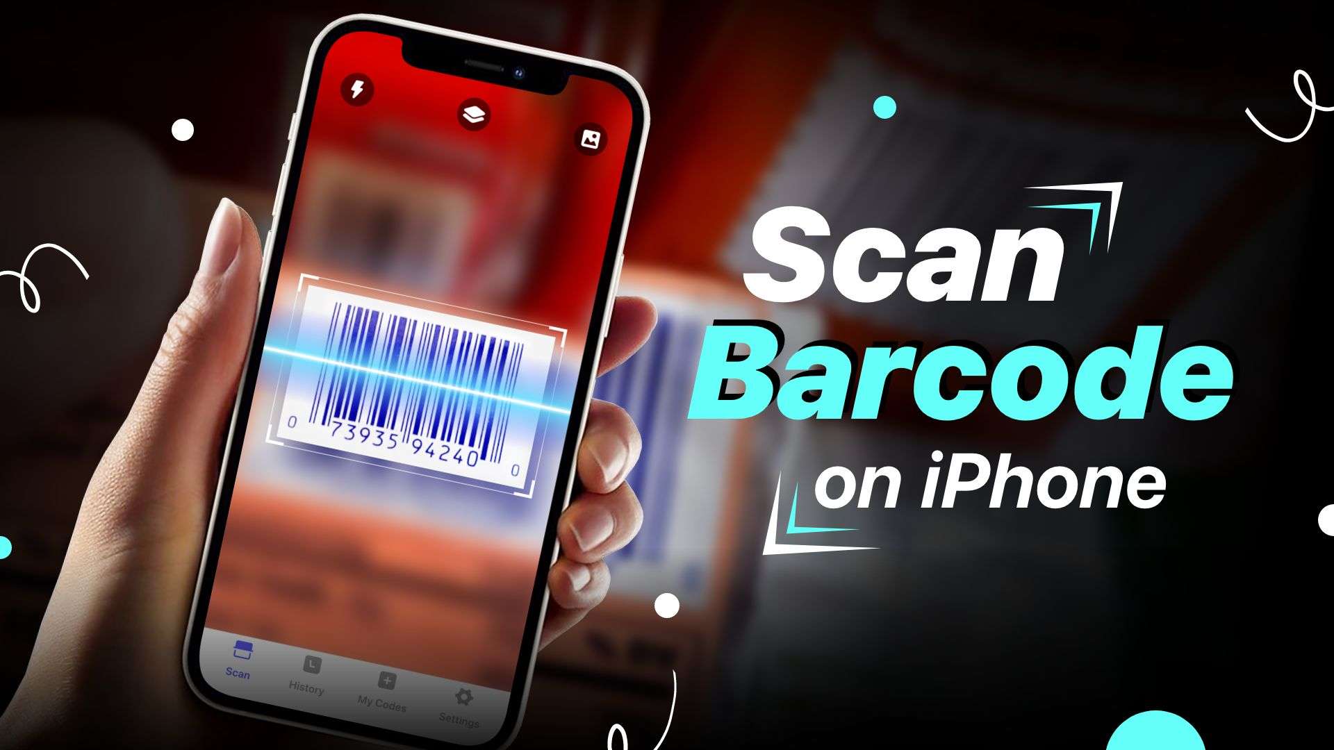 hoe kan ik een barcode scannen op een iPhone?