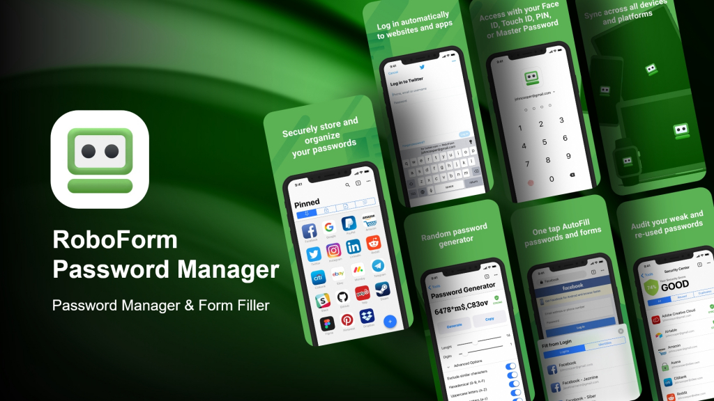 RoboForm Wachtwoord Manager app voor iPhone