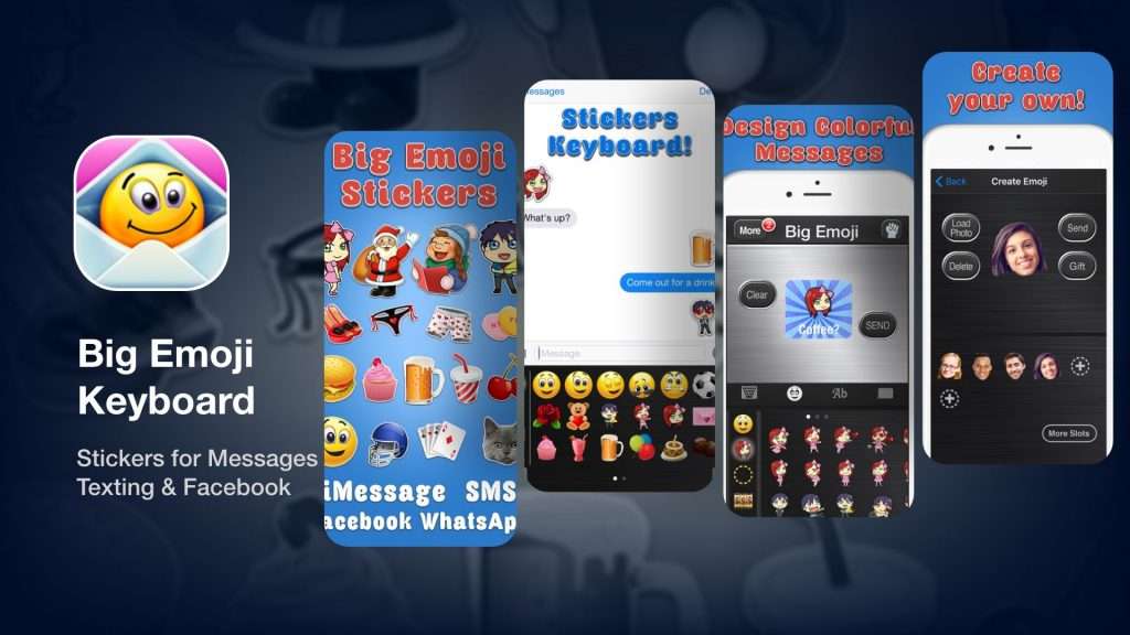 Big Emoji Keyboard - sticker app for iPhone