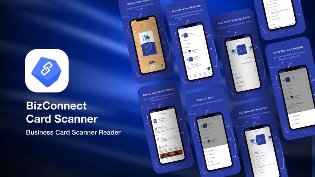 BizConnect Card Scanner app for iPhone