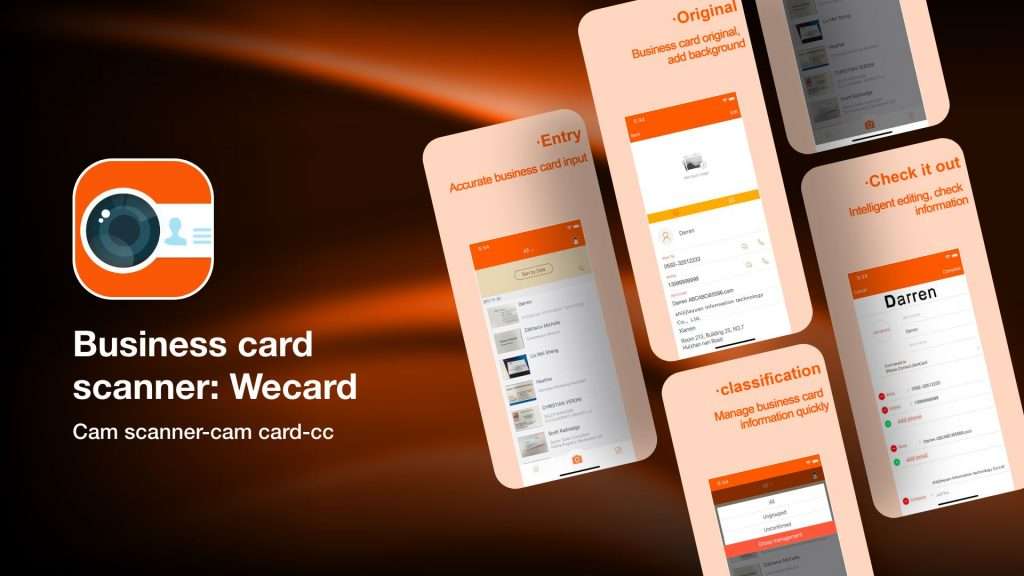 apps for scanning business cards app for iPhone