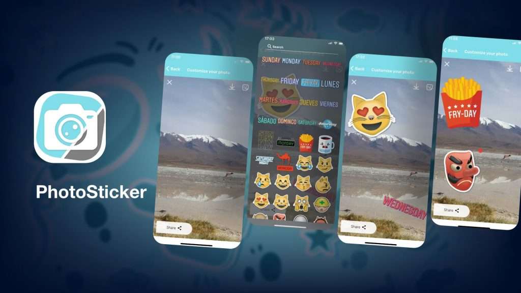 PhotoSticker - free sticker app for iPhone