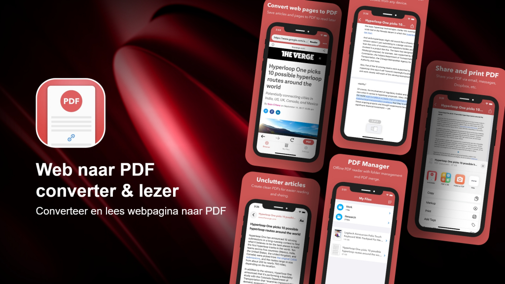 Web to PDF Converter & Reader