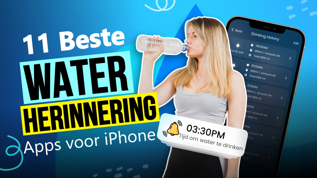 water herinnering app iPhone