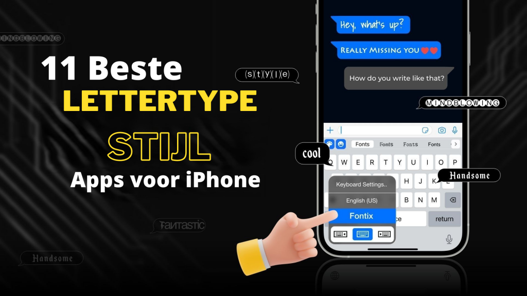 11 Beste Lettertype-stijl apps voor iPhone