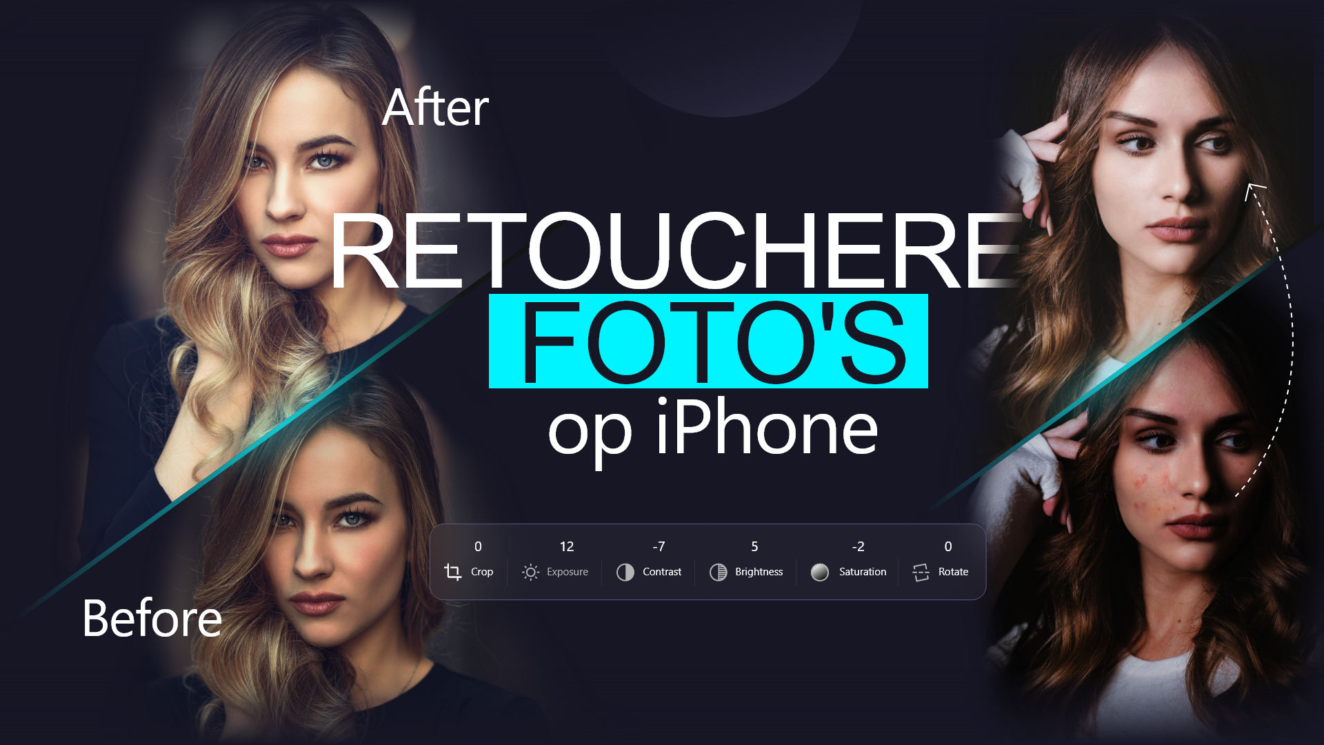 Hoe retoucheer je foto's op je iPhone