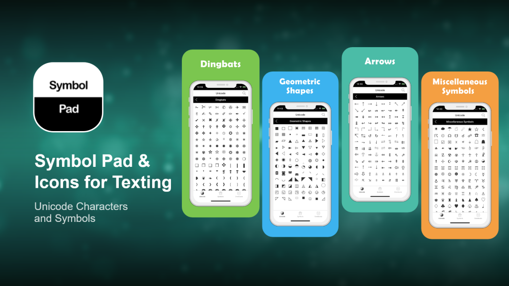 Symbol Pad & Icons for Texting
